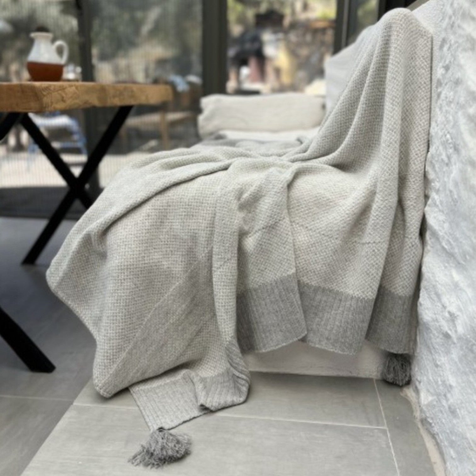 Wool Blended Throw